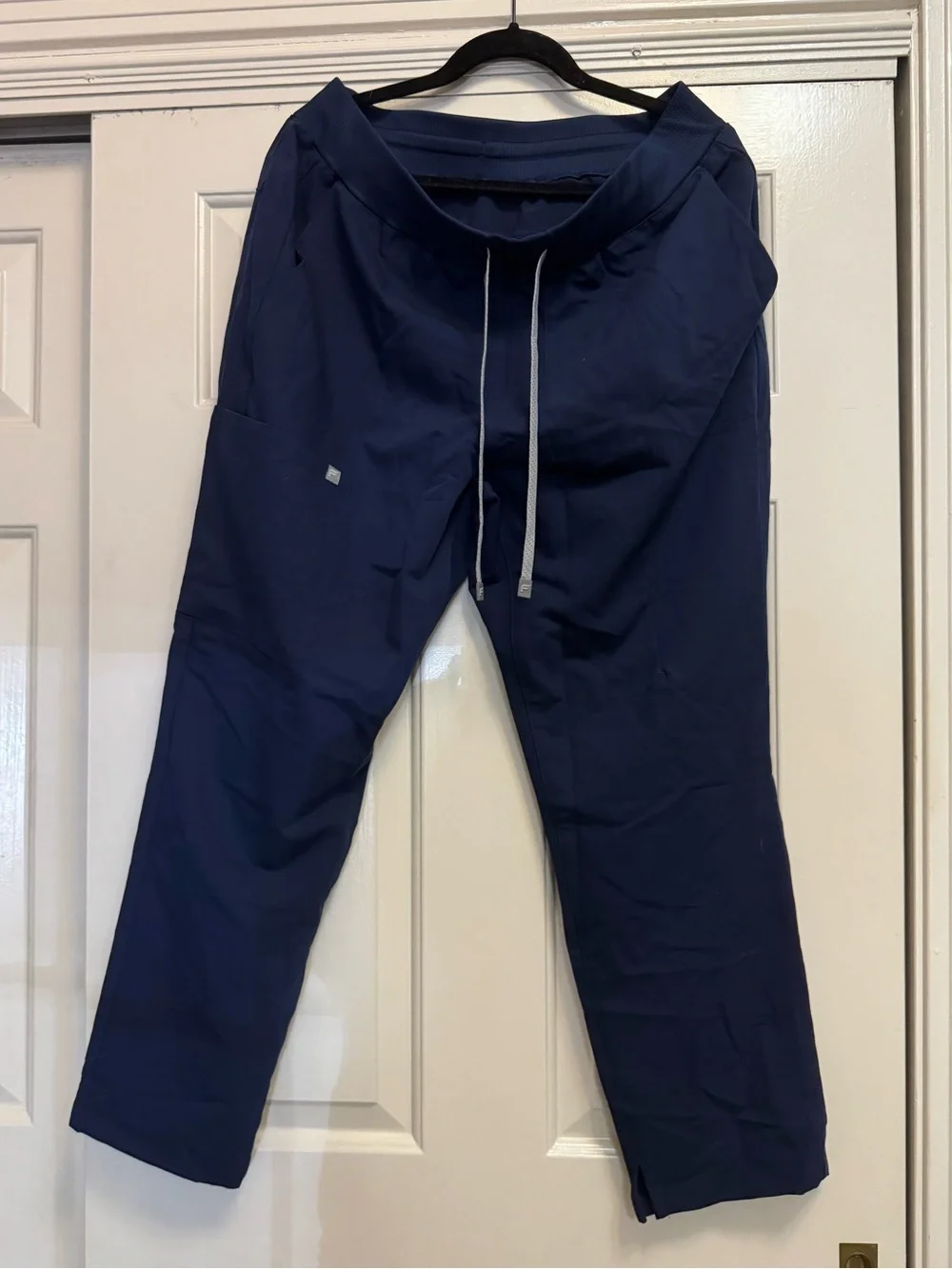 Women’s Navy Drawstring Casual Pants - Picture 1 of 6
